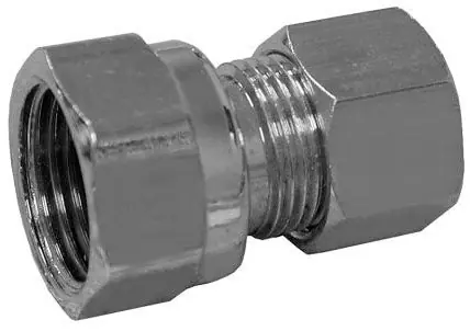 WAL-RICH 4225016 1/2 inches Female Chrome Plated Flex Adapter