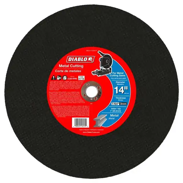 DIABLO DBD014109A01F Metal Chop Saw Disc 14 in. Replacement MPN