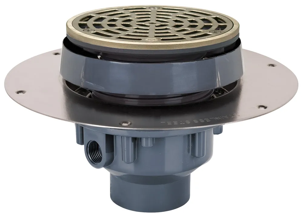 Sioux Chief 822-F2PNR Inside Caulk Plastic Floor Drain