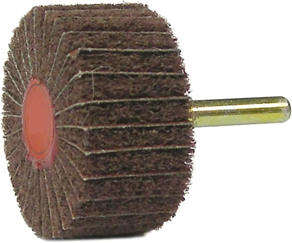 Weiler 54501 Non-Woven Aluminum Oxide Flap Wheel - Very Fine Grade - 1 in Face Width - 2 in Dia - 13700 Max RPM