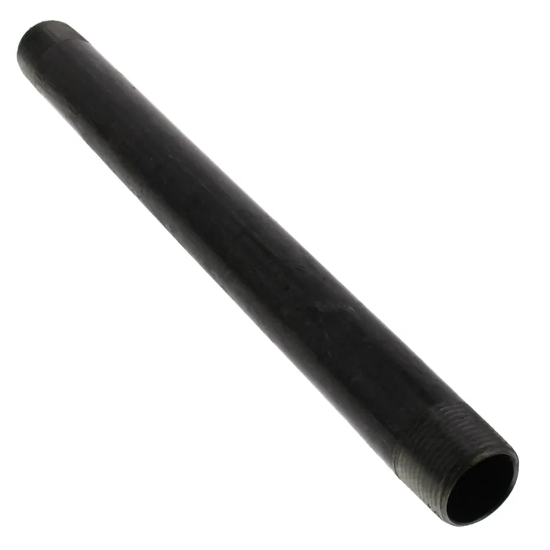 Everflow NPBL3411 3/4 inches x 11 inches Black Steel Nipple