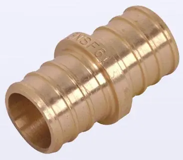 EFF U3176-LF U-PEX Brass Reducing Coupling Lead Free 1 inches x 3/4 inches
