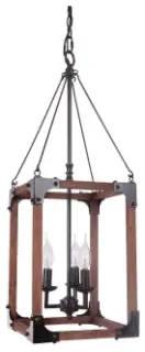 Craftmade P591FSNW3 Candle Style Pendant Light 60W 3Lt