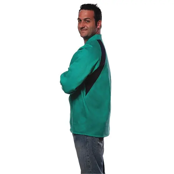 TILLMAN 63603X Jacket Fr Cotton 30 Inches Grn 3XL