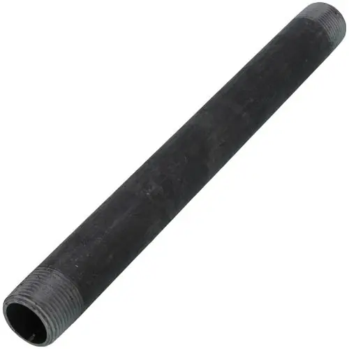 Everflow NPBL3410 3/4 inches x 10 inches Black Steel Nipple
