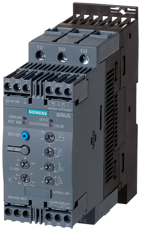 Siemens 3RW4038-1BB14 Sirius Soft Start 72A 37KW/400V