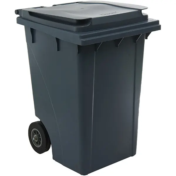 Trust Commercial 1021GY Thor Rollout Container w/ Cover 50 gal