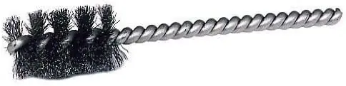Weiler 21267 Steel Single Spiral Tube Brush - 3 1/2 in Length - 7/8 in Dia - 0.008 in Bristle Dia