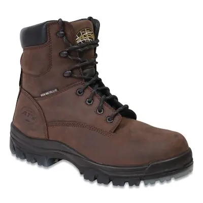 OLIVER BY HONEYWELL 45637C-BRN-110 Brown Leather Lace Up 6In Composite Toe
