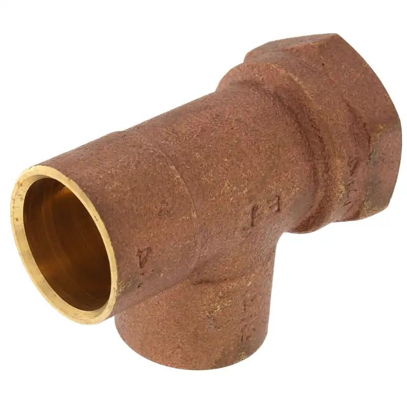Everflow CFCT0034-NL Tees C X F X C 3/4 NOM CAST LEAD FREE