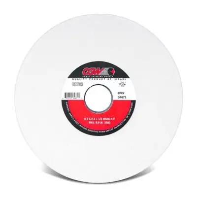 CGW abrasives 34683 8x3/4x1-1/4 T5 WA46-H-V grinding wheels