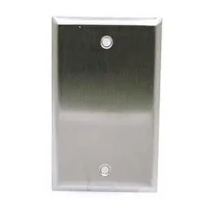 Mulberry Metal Products 97151 Blank Wall Plate Standard 1 Gang 2-3/4 in W x 4-1/2 in H
