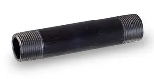 Everflow NPBL3470 Black Steel Nipple 3/4 inches x 7 inches Replacement MPN