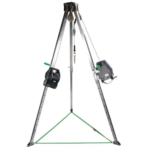 MSA SAFETY 10163033 Tripod 65 Ft Winch SST 50 Ft SST Resc