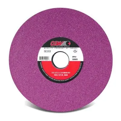 CGW Abrasives 59010 8X1X1-1/4 T5 RA46-J/K-VRUBY Grain Grinding