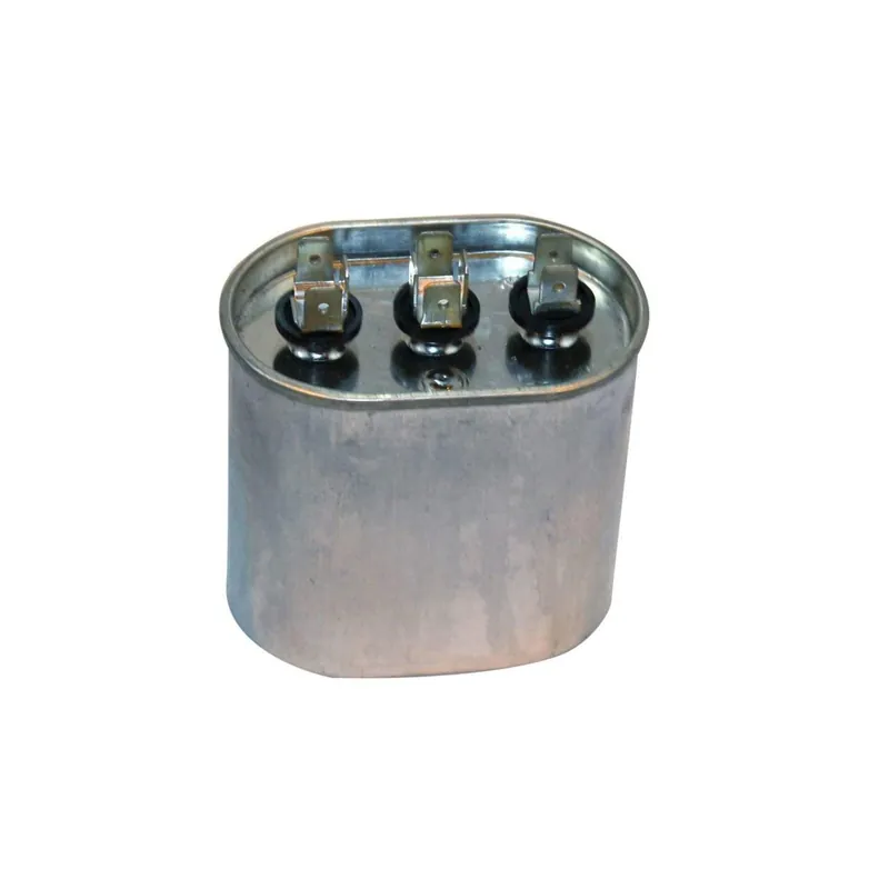Carrier P291-0773 Run Capacitor Oval 370 VAC Dual 7.5/7.5 MFD HC93CA011