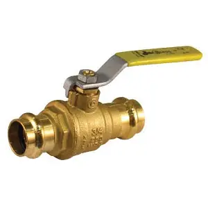 Cello Products BPVBAL-08 Ball Valve 1/2 inches Press NL BRS