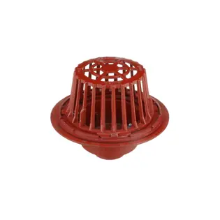 MIFAB R1203-M No-Hub Cast Iron Large Sump Roof Drain