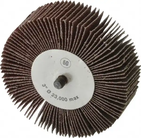 CGW Abrasives 41005 3X1X1/4-20 Alum Oxide 60Grit Flap Wheel