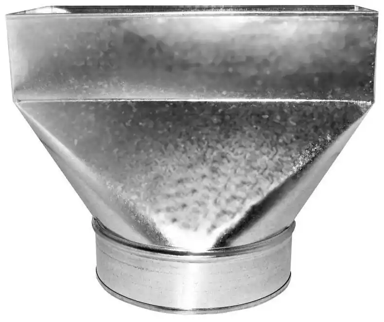 Gray Metal Products 27R4108 Straight Register Boot 4 inchesX10 inchesX8 inches