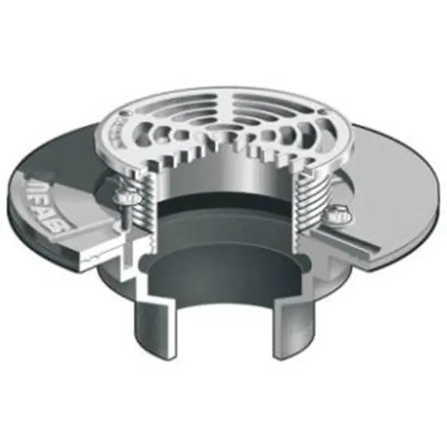 Mifab F1102-C-7-1 2 inches NH FLR DRN 7 inches NB TOP W/ CLR