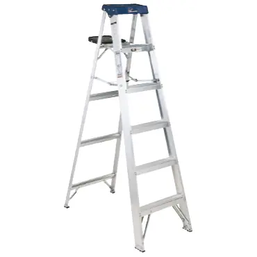 Louisville Ladder AS3006 Sentry AS3000 Series Aluminum Step Ladder 6 ft