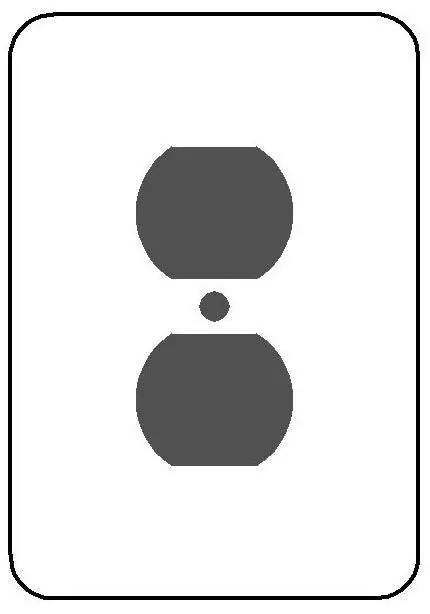 Mulberry Metal Products 76701 Receptacle Wallplate Maxi Size