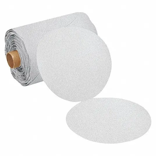 3M 7000119238 5 Inches Dia X 0.0 NP Arbor 220 Grit Stikit Silicon Carbide Cloth Disc Roll