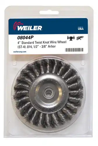 WEILER 08044P Wheel Brush 4 in