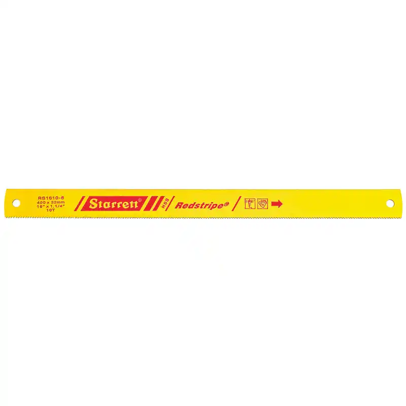 Starrett RS1610-6 Power Hacksaw Blade 16 inches X 1 1/4 inches X .062 inches 10 TPI