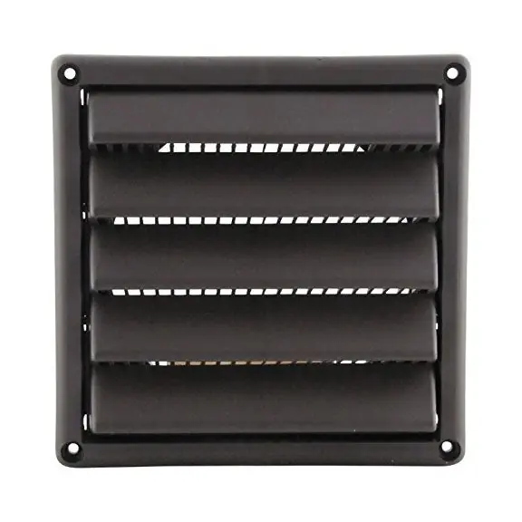 FAMCO LH4WH Wall Vent With Movable Louver 4-1/8 in ID x 4-1/4 in OD