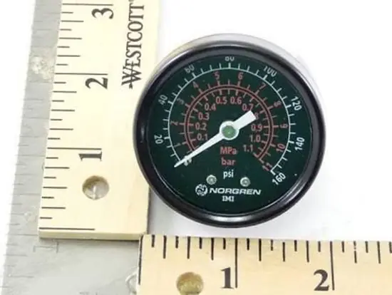 Nor East Controls 30686409-008 Gauge 0/160# 2 inches