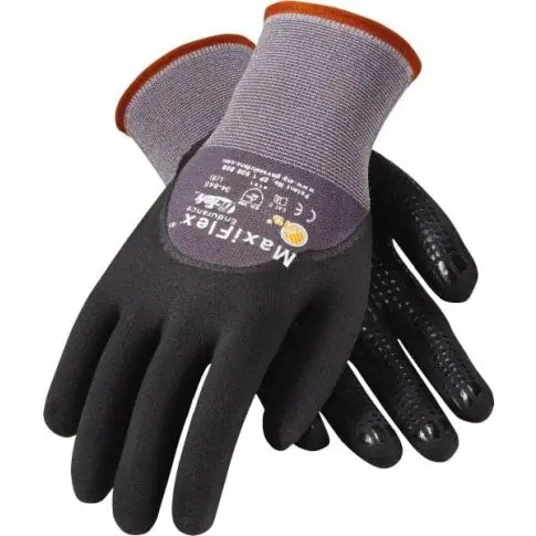 PIP 34-845/S Gray Knit Wrist Cuff Small General Purpose Gloves