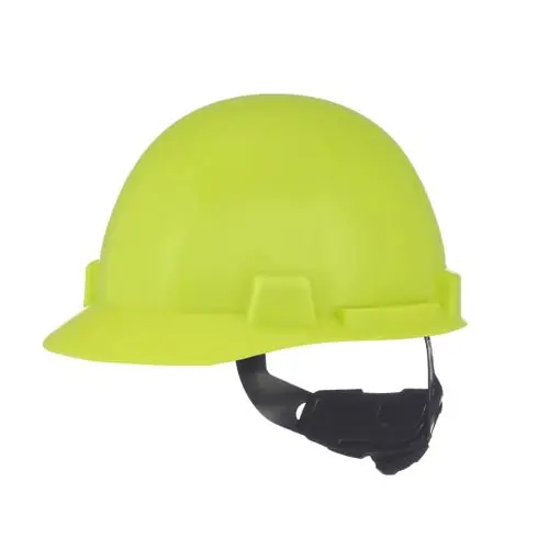 MSA SAFETY 10074084 Cap Smoothdome Ratchet Hi-Viz Yellow/Green