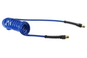 Coilhose Pneumatics PU1420BB 1/4Id X 20 Feet Dark Blue Flexcoil W/2 Swivel