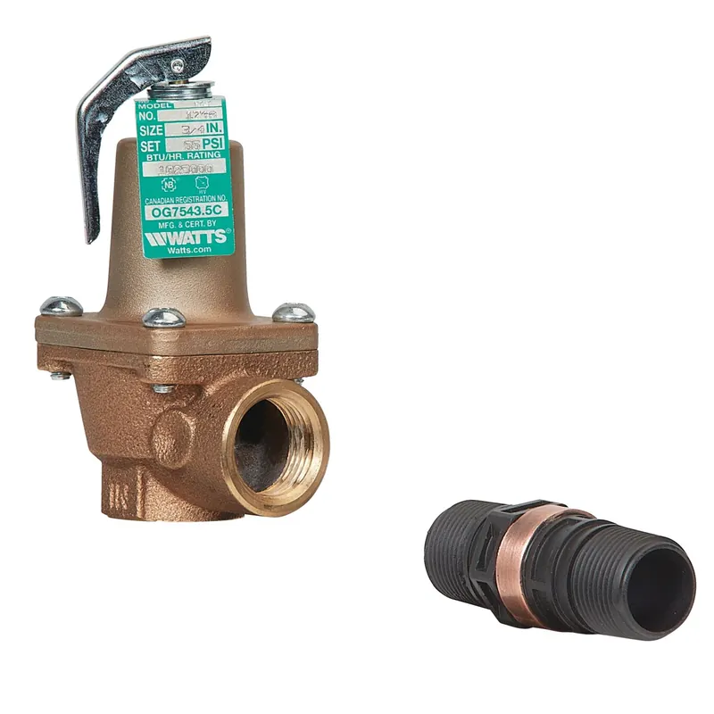 WATTS F274426 Bronze Boiler Pressure Relief Valve 33 PSI