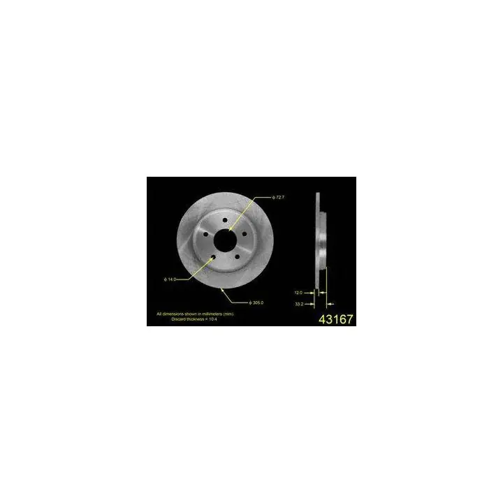 Vaughan 43167 162-10 Fiberglass Bp Hmr 12 Oz