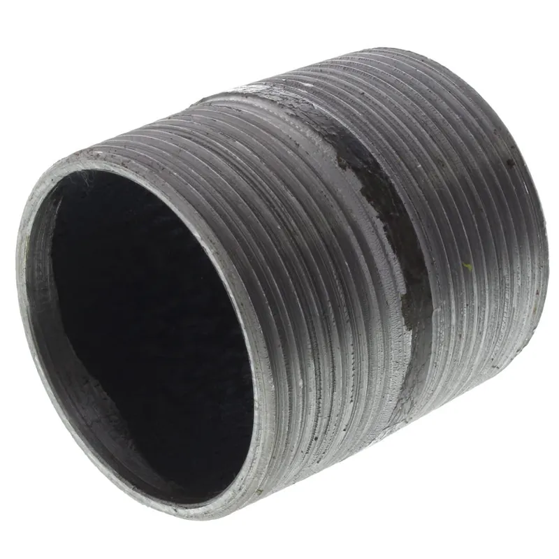 Everflow NPBL2530 Black Steel Nipple 2-1/2 inches x 3 inches
