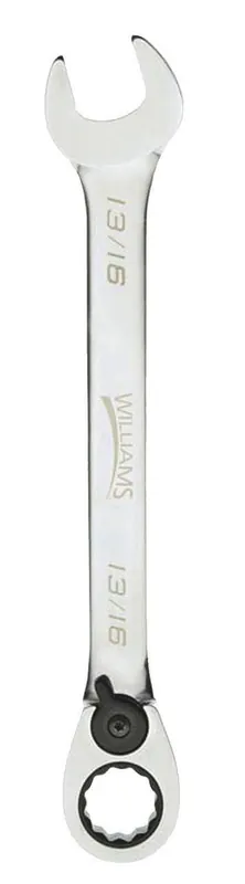 Williams JHW1216RC Combination Wrench 1/2 Inch Opening Rounded 7 Inch OAL