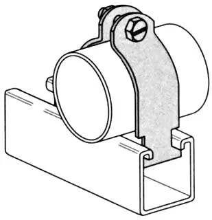 PHD Manufacturing S2015AEG 10 in. Electrogalvanized Low Carbon Steel Pipe Clamp