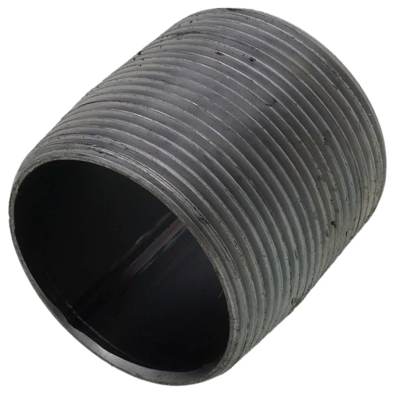 Everflow NPBL1500 1-1/2 inches x Close Black Steel Nipple
