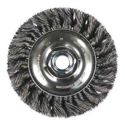 PFERD 81657 Standard Twist Knot Wheel 0.014 Cs Wire 4 inch