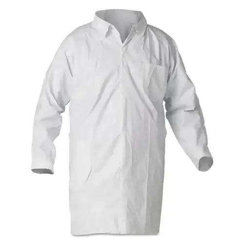Kimberly-Clark 44445 KleenGuard XX-Large Lab Coat White Klngd Xp1