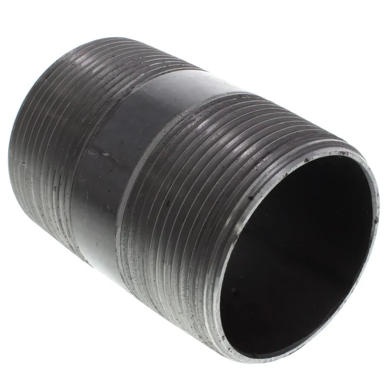 Everflow NPBL2540 Black Steel Nipple 2-1/2 inches x 4 inches