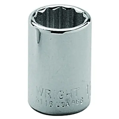 WRIGHT TOOL 3116 Standard Chrome Hand Socket 12 Point Replacement MPN