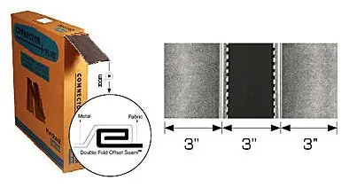 HARDCAST 307851 3 in. Vinyl Flexible Duct Connector