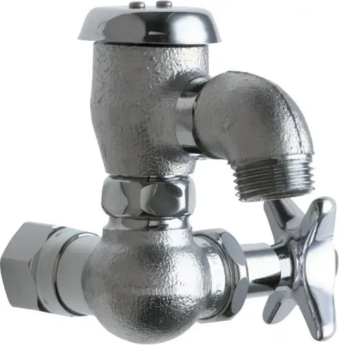 Chicago Faucets 998-633RCF Wall Mount Inside Sill Fitting in Polished Chrome