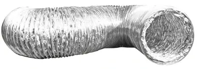 Builders Best 111505 Wire Helix Aluminum Foil Hose WMF651 50 feet