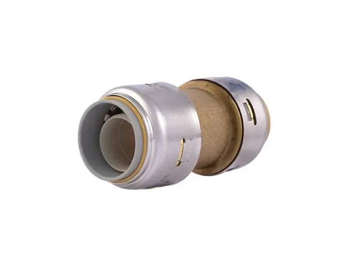 Sharkbite UR4008 Max Polybutylene Conversion Coupling 1/2 inches x 1/2 inches Lead Free