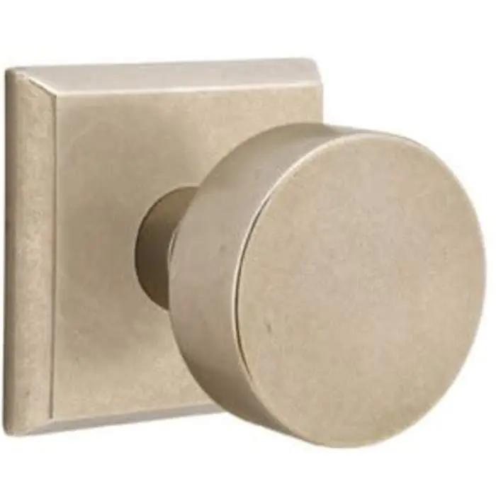 Emtek 7211BZRNTWB Privacy Set #6 Rosette Round Knob Tumbled White Bronze